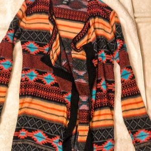 Rue 21 multicolored cardigan size M